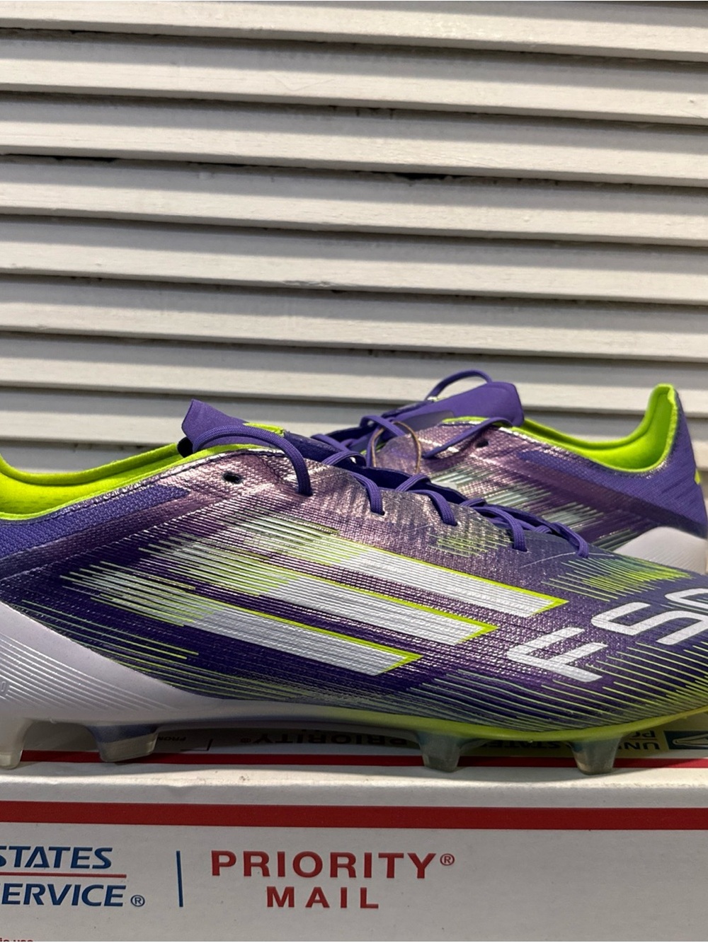 New Adidas F50 Elite FG Soccer Cleats Radiant Blaze Purple Men’s Size 13 JH7615